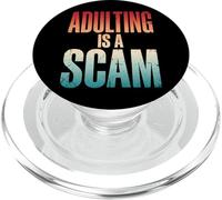 Adulting Is A Scam PopSockets PopGrip para MagSafe