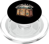 Adulting Is A Scam Retroalimentación de expresión Rant |- PopSockets PopGrip para MagSafe