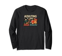 Adulting Is Hard Send Snacks Funny Adult Life Humor Manga Larga
