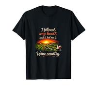 Adulting Is Hard Wine Country Heart Route Gráfico Camiseta