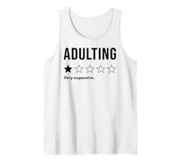 Adulting One Star Absolute Nightmare no recomendaría Camiseta sin Mangas