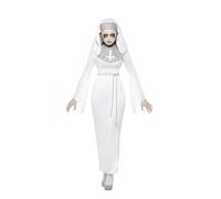 Adulto Disfraz de Fantasma Mujer Ghost Pirate Monja Halloween Disfraz