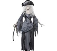 Adulto Disfraz de Fantasma Mujer Ghost Pirate Monja Halloween Disfraz