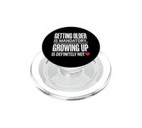 Adulto envejecer es obligatorio Crecer definitivamente no PopSockets PopGrip para MagSafe