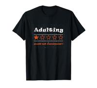 Adulto no recomendaría la interacción Humana relacionada Camiseta