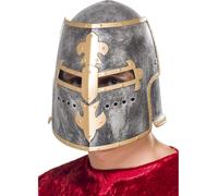 Adulto Romano Cruzado Casco Plástico Medieval Protector Caballero Disfraz