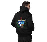 Adulto Unisex Sudadera Con Capucha Y Cremallera República De Cuba Emblema Nacional Chaqueta De Lanajersey Ropa De Trabajo Sudadera Con Cremallera Top Unisex Sudaderas De Trabajo
