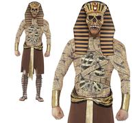Adulto Zombie Faraón Disfraz para Hombre Egipcio Halloween Momia Disfraz M, L