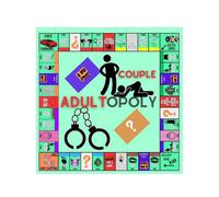 Adultopoly Board Game Couples Adultopoly Date Night Game Fun Interactive Relationship Card Game Conversation Cards for Couples