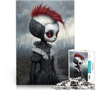 Adultos 1000 piezas Puzzle Doll in the dark forest Spielzeug für die ganze Familie Geeignet für die Schreibtischdekoration75x50cm
