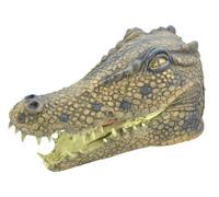 Adultos Cocodrilo Cabeza Máscara Disfraz Animal Hombre Mujer Accesorio de Nuevo