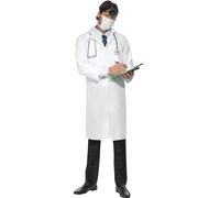 Adultos Doctor Surgeon Hospital Disfraz para Hombre Disfraz Ocupación