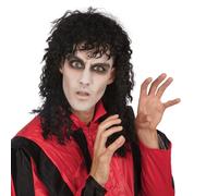 Adultos Michael JACKSON Peluca Halloween Thriller Hombre Accesorio para Disfraz