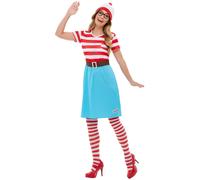 Adultos Niños Dónde Está Wally Wenda Disfraz Girls Boys Día Del Libro Infantil