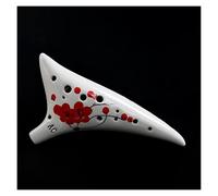 adultos Ocarinas 12 Agujeros Agujero Afilado Ocarina Alto C Marrón Oscuro Instrumentos De Música Superficie Lisa Instrumento De Viento De Madera ocarina instrumento (Color : 07)