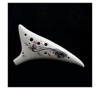 adultos Ocarinas 12 Agujeros Agujero Afilado Ocarina Alto C Marrón Oscuro Instrumentos De Música Superficie Lisa Instrumento De Viento De Madera ocarina instrumento (Color : 06)