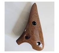 adultos Ocarinas 12 Agujeros Alto C Tono AC Madera Ocarina Olmo Madera Ocarina Instrumento Musical Para Estudiantes Principiantes ocarina instrumento