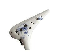 adultos Ocarinas 12 Hoyos Agudos F Clave Azul Y Blanco Ocarina Profesional Tocando Cerámica Ocarina Instrumento Musical ocarina instrumento