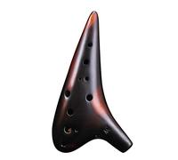 adultos Ocarinas 12 Hoyos Alto Ocarina 12 Hoyos Ocarina AC Rendimiento Profesional Con Bolsa Blanda ocarina instrumento