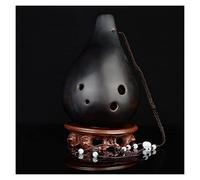 adultos Ocarinas Bajo Profesional De Seis Agujeros C-tune Ocarina Forma De Melocotón BC De 6 Agujeros Tocando Ocarina Con Base ocarina instrumento (Color : 02)