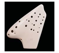 adultos Ocarinas Blue Crack/White Crack Multi-Tube Ocarina AC Key Performance Grade Three-Tube Ocarina Instrumento Musical ocarina instrumento (Color : 01)