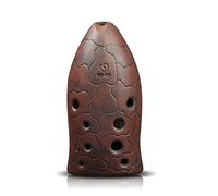 adultos Ocarinas Cerámica De Diez Agujeros De Doble Cavidad Xun Adulto Principiante Diez Agujeros En Forma De Pez G-tune Ocarina Niños Práctica Popular Xun ocarina instrumento