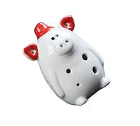 adultos Ocarinas Creatividad Ocarina Instrumento Musical 6 Agujeros Piggy Shape Cerámica Ocarina Niños Principiantes Música Regalo ocarina instrumento (Color : 03)