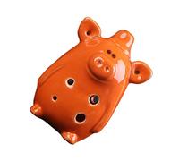 adultos Ocarinas Creatividad Ocarina Instrumento Musical 6 Agujeros Piggy Shape Cerámica Ocarina Niños Principiantes Música Regalo ocarina instrumento (Color : 04)