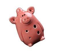 adultos Ocarinas Creatividad Ocarina Instrumento Musical 6 Agujeros Piggy Shape Cerámica Ocarina Niños Principiantes Música Regalo ocarina instrumento (Color : 02)
