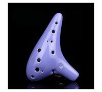 adultos Ocarinas Esmalte De Color De Cabeza Redonda, Ocarina De Doce Agujeros, Llave Alto C (AC), Ocarina De Cerámica, Instrumento Musical De Ocarina AC De 12 Agujeros ocarina instrumento (Color : 03