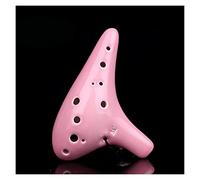 adultos Ocarinas Esmalte De Color De Cabeza Redonda, Ocarina De Doce Agujeros, Llave Alto C (AC), Ocarina De Cerámica, Instrumento Musical De Ocarina AC De 12 Agujeros ocarina instrumento (Color : 02