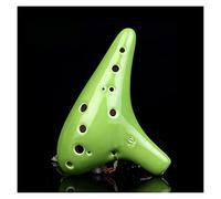 adultos Ocarinas Esmalte De Color De Cabeza Redonda, Ocarina De Doce Agujeros, Llave Alto C (AC), Ocarina De Cerámica, Instrumento Musical De Ocarina AC De 12 Agujeros ocarina instrumento (Color : 04