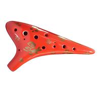 adultos Ocarinas Instrumento Musical De Ocarina De Cerámica Azul Y Blanca De Estilo Chino De 12 Agujeros Con Llave Alto C Profesional Tocando Doce AC ocarina instrumento (Color : 02)