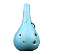 adultos Ocarinas Instrumento Musical De Ocarina De Cerámica Para Niños, Afinación De CA De Boca Larga De 6 Agujeros, Ocarina Alto C ocarina instrumento (Color : 02)