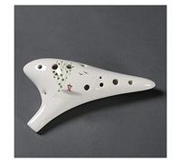 adultos Ocarinas Instrumento Musical De Rendimiento, Cerámica Fina Pintada A Mano, Ocarina De 12 Agujeros, CA, Profesional, Principiante, Alto C, Ocarina ocarina instrumento (Color : 04)