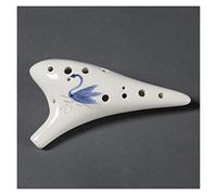 adultos Ocarinas Instrumento Musical De Rendimiento, Cerámica Fina Pintada A Mano, Ocarina De 12 Agujeros, CA, Profesional, Principiante, Alto C, Ocarina ocarina instrumento (Color : 05)
