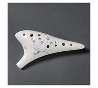 adultos Ocarinas Instrumento Musical De Rendimiento, Cerámica Fina Pintada A Mano, Ocarina De 12 Agujeros, CA, Profesional, Principiante, Alto C, Ocarina ocarina instrumento (Color : 02)