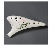 adultos Ocarinas Instrumento Musical De Rendimiento, Cerámica Fina Pintada A Mano, Ocarina De 12 Agujeros, CA, Profesional, Principiante, Alto C, Ocarina ocarina instrumento (Color : 03)