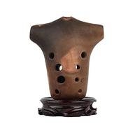 adultos Ocarinas Los Principiantes Juegan Cerámica Ahumada De Diez Agujeros Xun Estudiante Portátil Adulto G-tune Ocarina De Doble Cámara ocarina instrumento