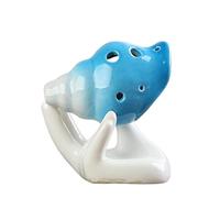 adultos Ocarinas Mini 6 Agujeros Ocarina Color Esmalte Cerámica Ocarina Conch Ocarina Instrumento Musical Para Niños Música Regalo ocarina instrumento (Color : 03)
