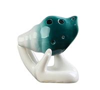 adultos Ocarinas Mini 6 Agujeros Ocarina Color Esmalte Cerámica Ocarina Conch Ocarina Instrumento Musical Para Niños Música Regalo ocarina instrumento (Color : 01)