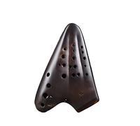 adultos Ocarinas Nuevo Instrumento Musical De Galleta De Tres Tubos/ocarina Ahumada Tono Alto C (AC) Ocarina De Cerámica Para Principiantes ocarina instrumento (Color : 01)