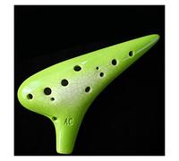 adultos Ocarinas Ocarina De Cerámica Alto C-tune De 12 Agujeros, Estudiante Principiante, Adulto, Profesional, Instrumento De Cerámica C-tune De 12 Agujeros ocarina instrumento (Color : 01)