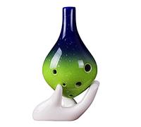adultos Ocarinas Ocarina De Cerámica De 6 Orificios De Boca Larga Con Degradado De Esmalte, Instrumento Musical De Ocarina De Tono Alto C ocarina instrumento (Color : 05)