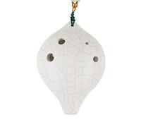 adultos Ocarinas Ocarina De Seis Agujeros Para Estudiantes Principiantes, Llave Alto C De 6 Agujeros (AC), Instrumento Musical De Ocarina Con Esmalte De Grietas En Forma De Corazón ocarina instrumento