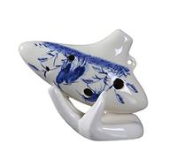 adultos Ocarinas Ocarina Para Estudiantes Principiantes Ocarina De Cerámica Azul Y Blanca De 6 Agujeros Con Tono AC Alto ocarina instrumento (Color : 03)