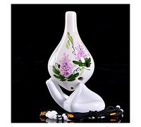 adultos Ocarinas Ocarina Para Principiantes 6 Agujeros AC-tune Cerámica Ocarina Seis Agujeros Alto C-tune Pintado A Mano Boca Larga Ocarina Instrumento Musical ocarina instrumento (Color : 22)