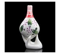 adultos Ocarinas Ocarina Para Principiantes 6 Agujeros AC-tune Cerámica Ocarina Seis Agujeros Alto C-tune Pintado A Mano Boca Larga Ocarina Instrumento Musical ocarina instrumento (Color : 21)