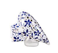 adultos Ocarinas Ocarina Profesional De Cuatro Tubos En Tecla AC/clave Alto C, Instrumento Musical De Ocarina De Porcelana Azul Y Blanca ocarina instrumento