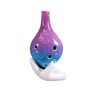 adultos Ocarinas Starry Sky Ocarina 6 Hoyos Principiante Alto C Clave Ocarina Portátil ocarina instrumento (Color : 01)